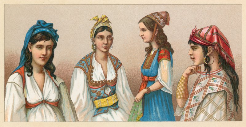 Afrika kostym av French School