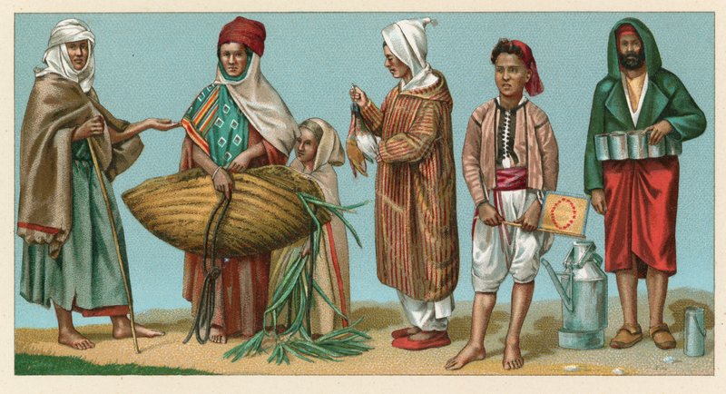 Afrika kostym av French School