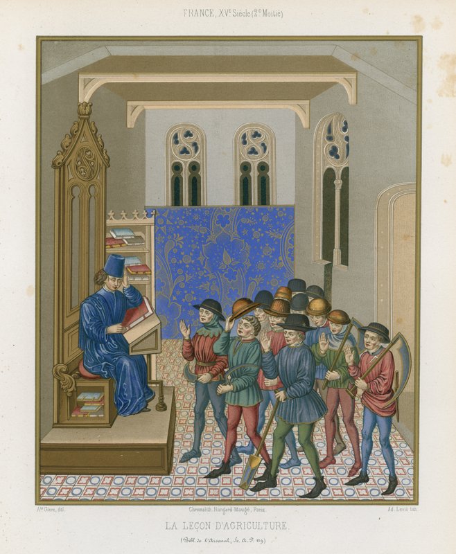 Lantbrukslektion av French School