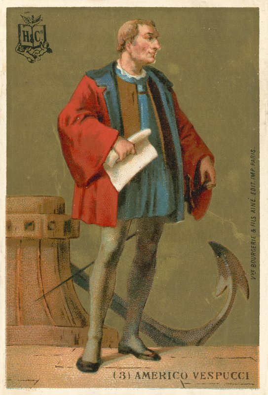 Amerigo Vespucci, italiensk navigatör av French School