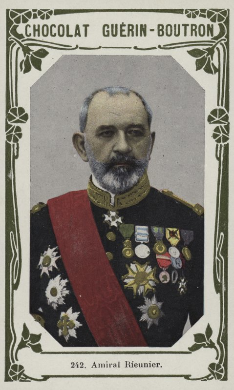 Amiral Rieunier (färgad bild) av French School