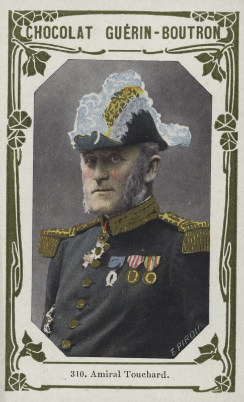Amiral Touchard (färgad bild) av French School