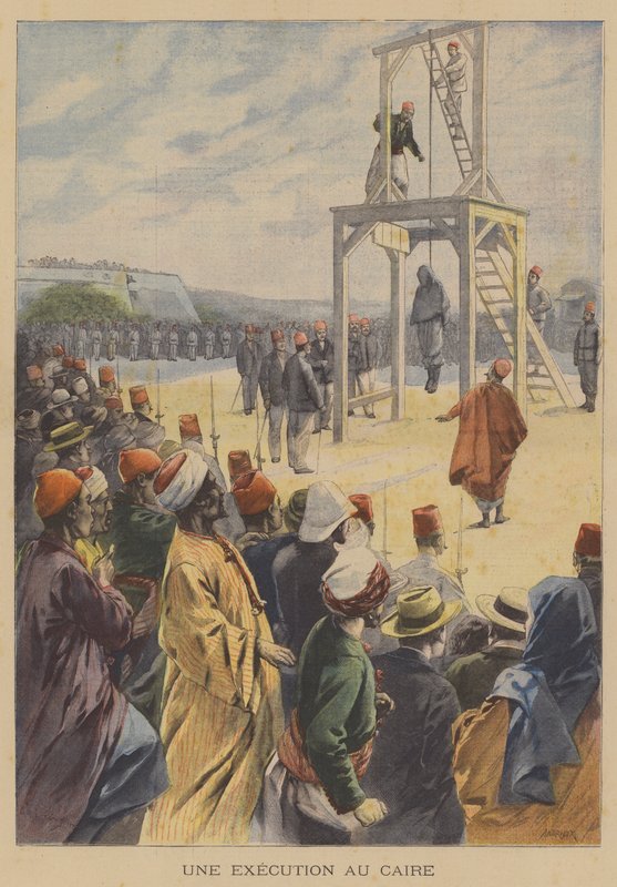 En avrättning i Kairo, Egypten av French School