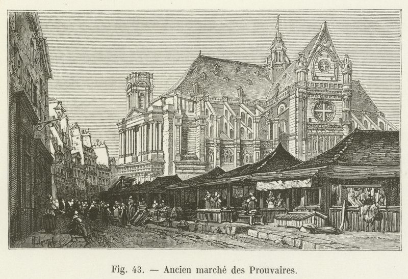Tidigare Prouvaires-marknad av French School
