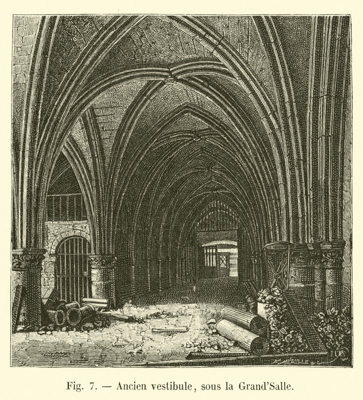 Gammal vestibul, under GrandSalle av French School