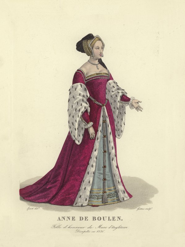 Anne Boleyn av French School