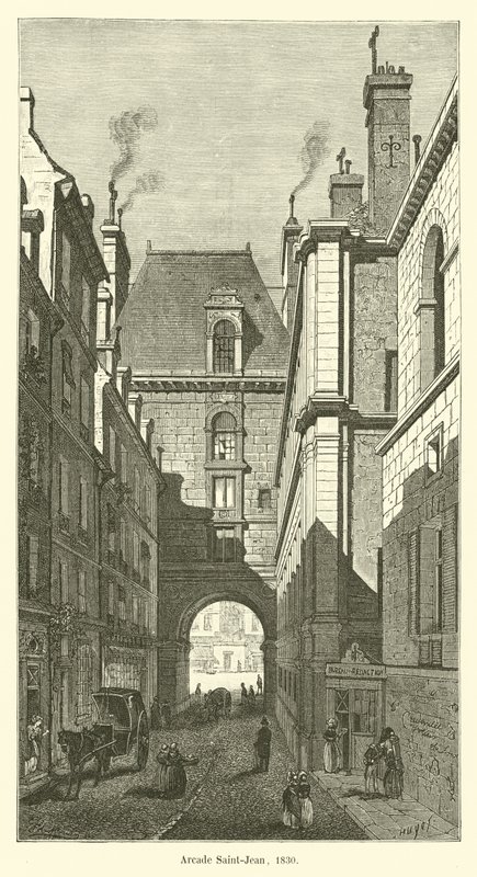 Arcade Saint-Jean, 1830 av French School