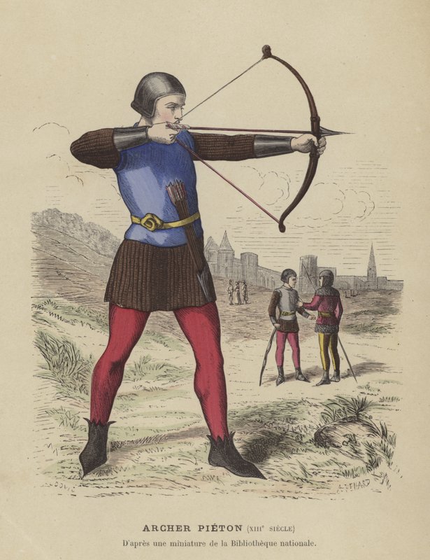 Archer, 1200-talet av French School