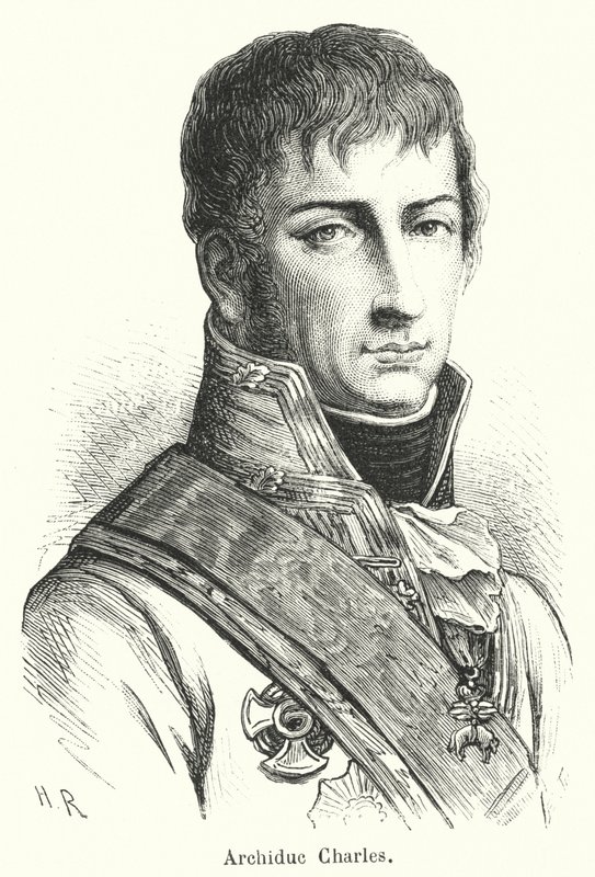 Ärkehertig Charles (gravyr) av French School