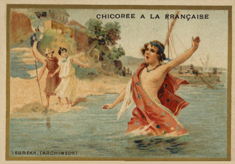 Arkimedes utbrast Eureka! av French School
