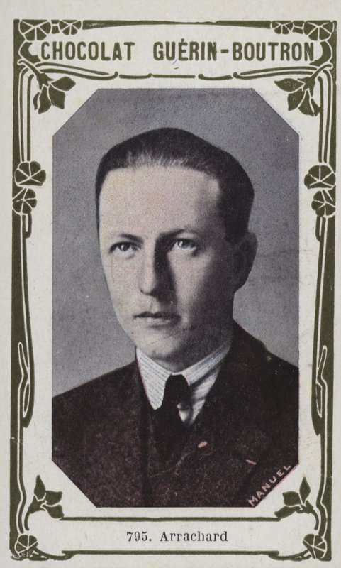 Arrachard (färgad bild) av French School