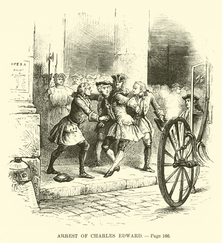 Arrestering av Charles Edward av French School