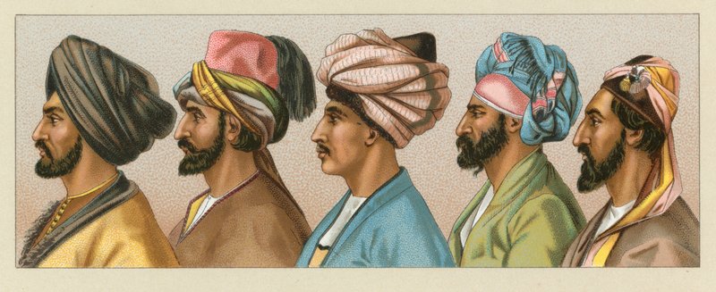 Asiatisk kostym av French School