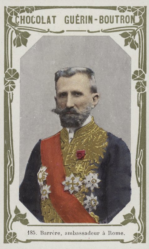 Barrere, ambassadeur i Rom (färgad bild) av French School