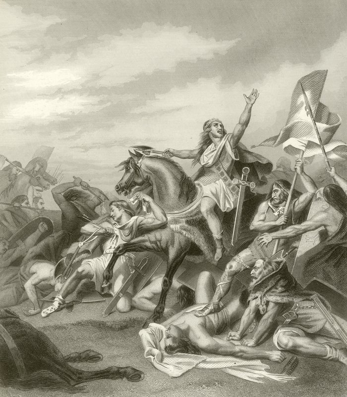 Slaget vid Tolbiacum, 496 av French School