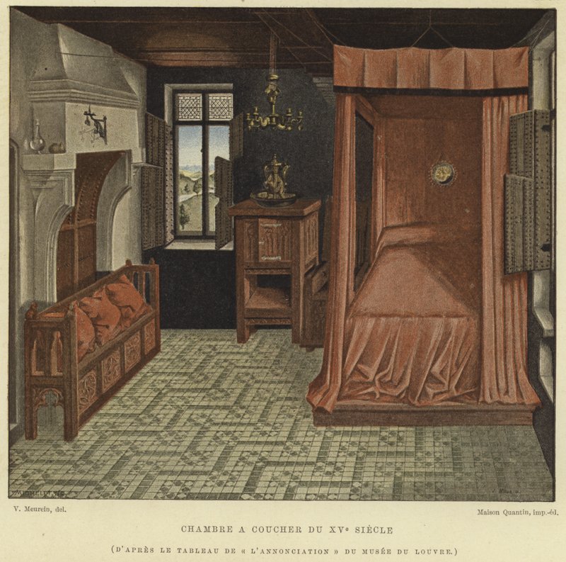 Sovkammare, 1400-talet av French School