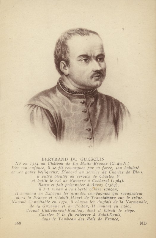 Bertrand du Guesclin av French School