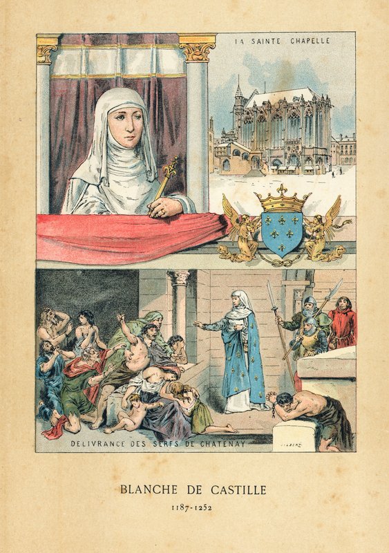 Blanche de Castilleswed av French School