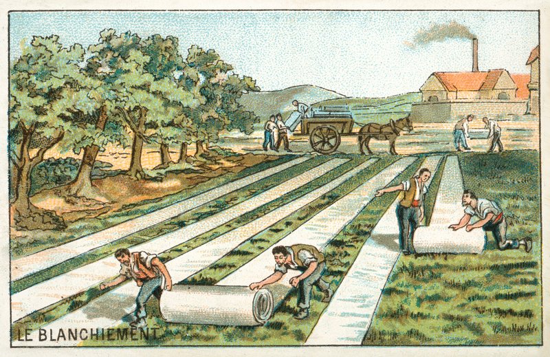 Blekning (chromolitho) av French School