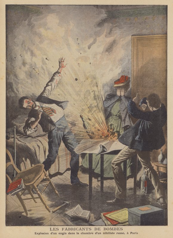 Bombtillverkare (lito i färg) av French School