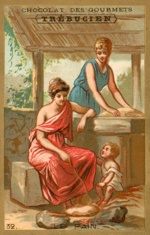 Bröd (chromolitho) av French School