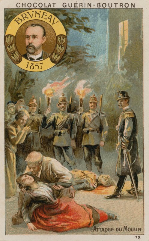 Bruneau, Attack on the Mill av French School