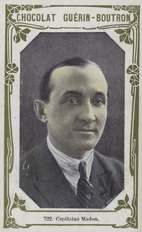 Capitaine Madon (färgad bild) av French School