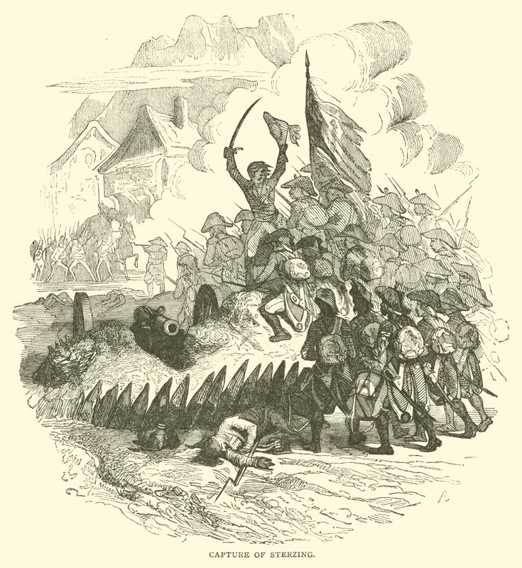 Capture of Sterzing (gravyr) av French School