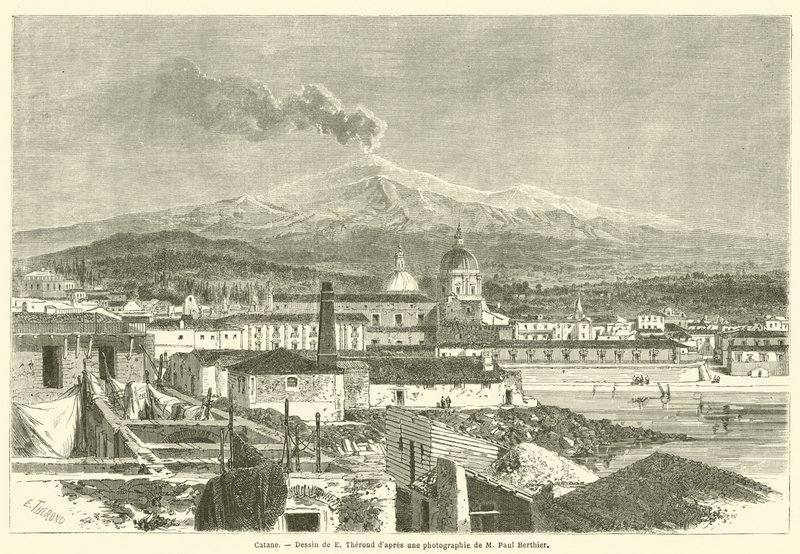 Catania (gravyr) av French School
