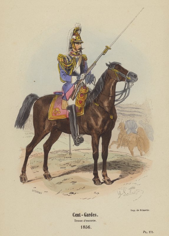 Cent-Gardes, Escort outfit av French School