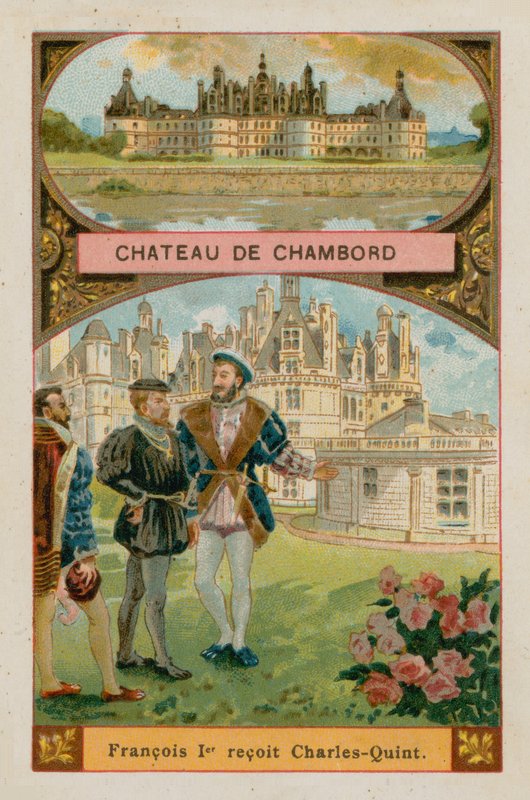 Chambord slott av French School