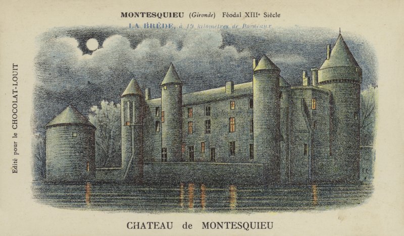 Chateau de Montesquieu, Montesquieu, Gironde av French School