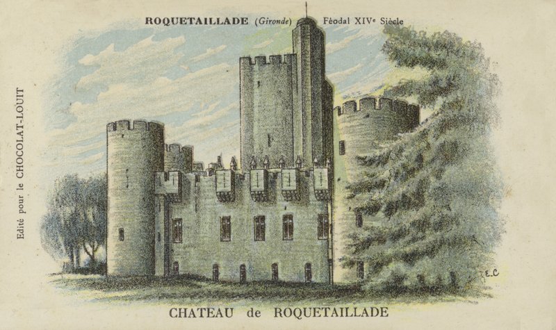 Chateau de Roquetaillade, Roquetaillade, Gironde av French School