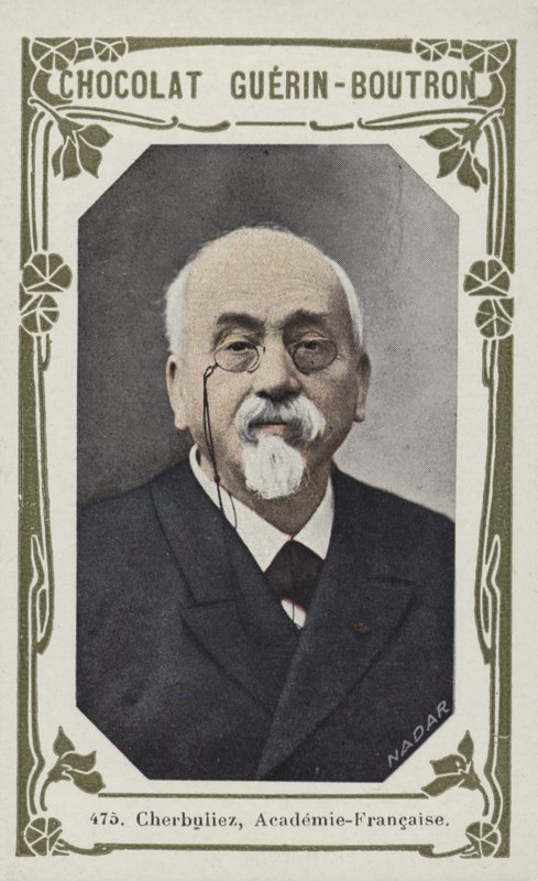 Cherbuliez, Academie-Francaise (färgad bild) av French School