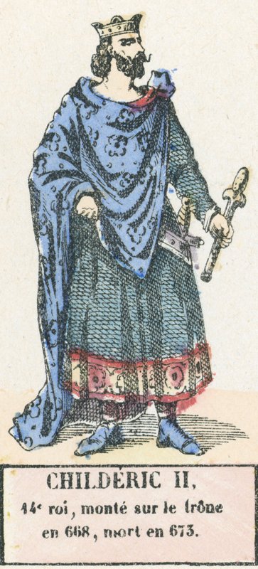 Childeric II av French School