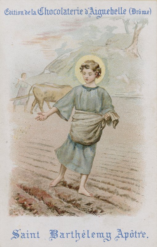 Aiguebelle choklad handelskort (chromolitho) av French School