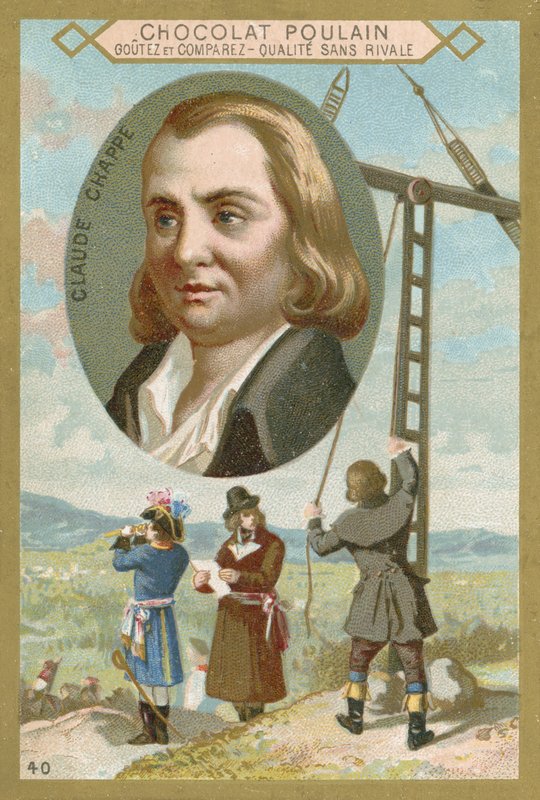 Claude Chappe, fransk uppfinnare av French School