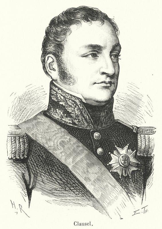 Clausel (gravyr) av French School