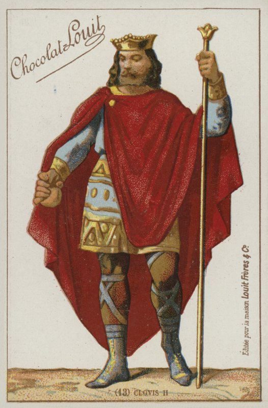 Clovis II av French School