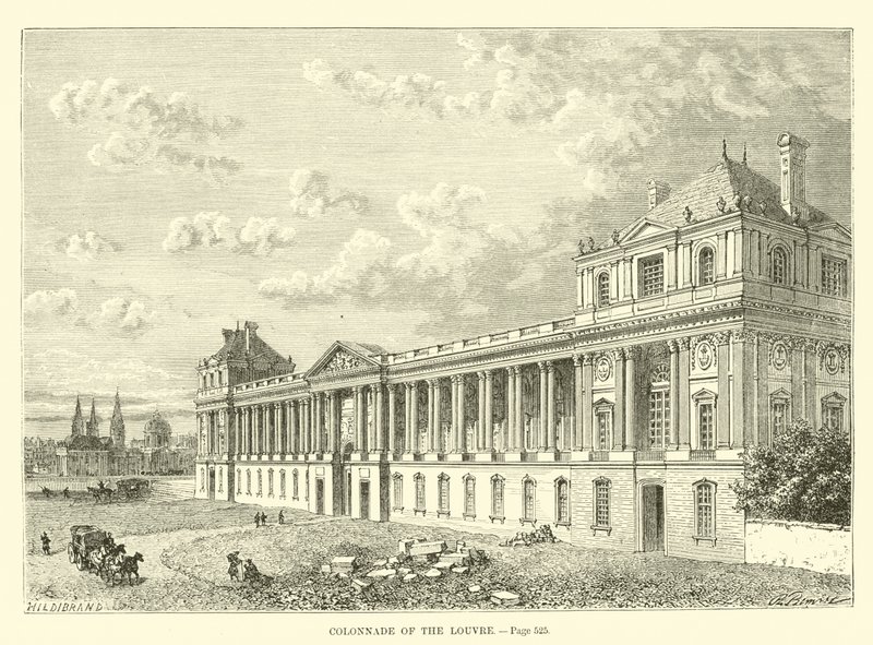 Louvrens pelargång av French School