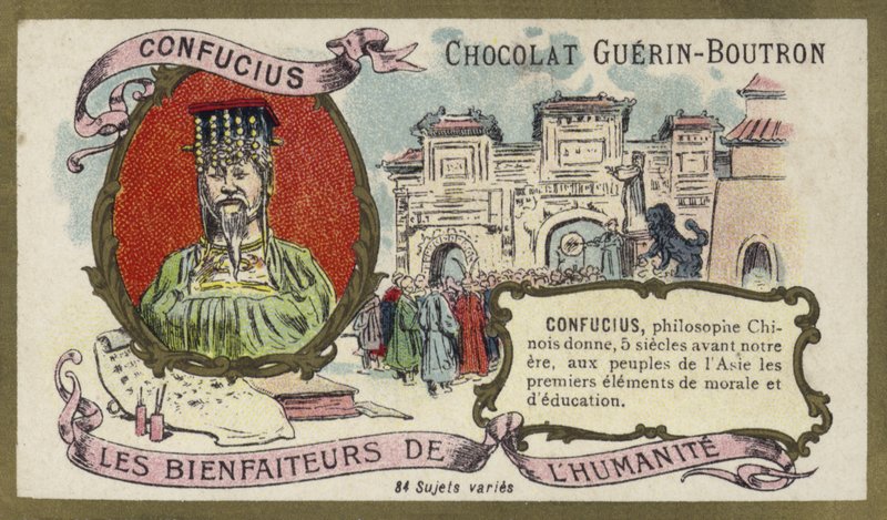 Konfucius, kinesisk filosof av French School