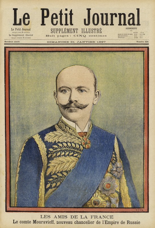 Greve Mikhail Muravyov, Rysslands utrikesminister av French School