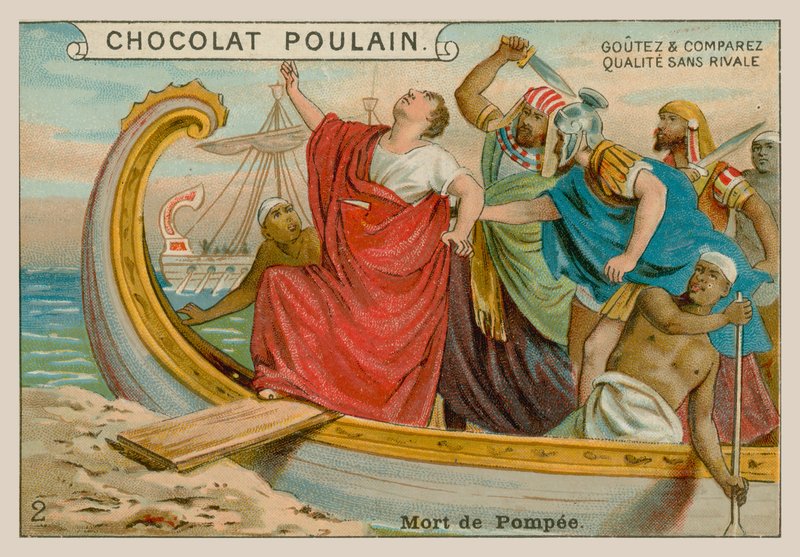 Pompejus död (106-48 f.Kr.) av French School