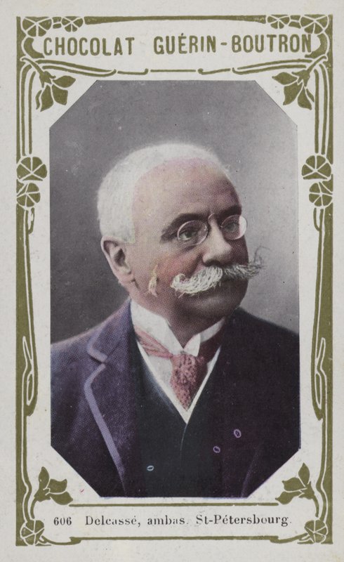 Delcasse, ambassadör St-Petersbourg (färgad bild) av French School