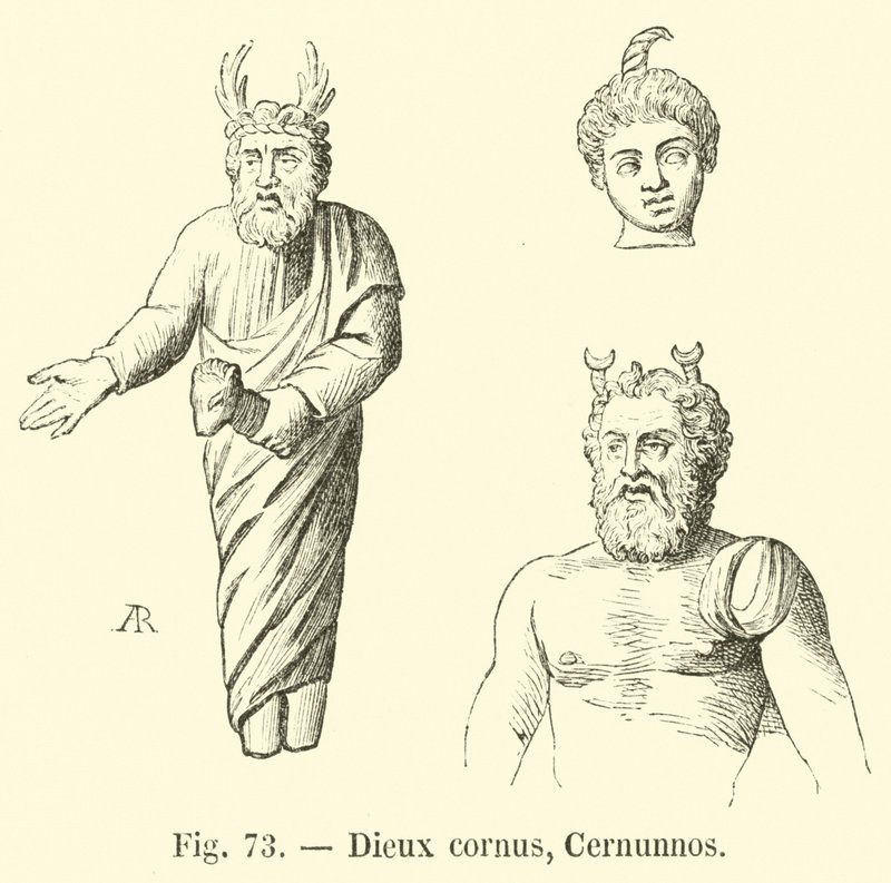 Dieux cornus, Cernunnos av French School