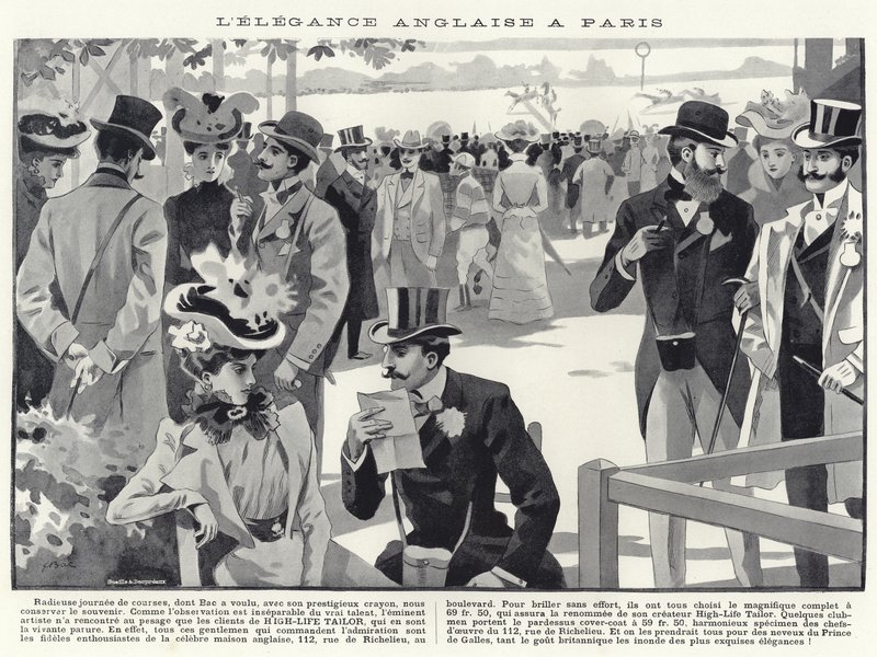 Engelsk elegans i Paris av French School