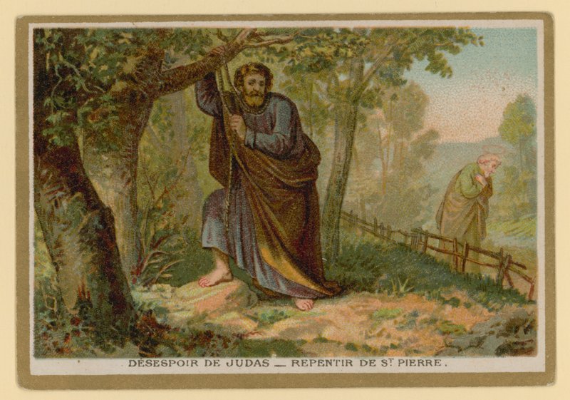 Avsnitt i Jesu Kristi liv (chromolitho) av French School