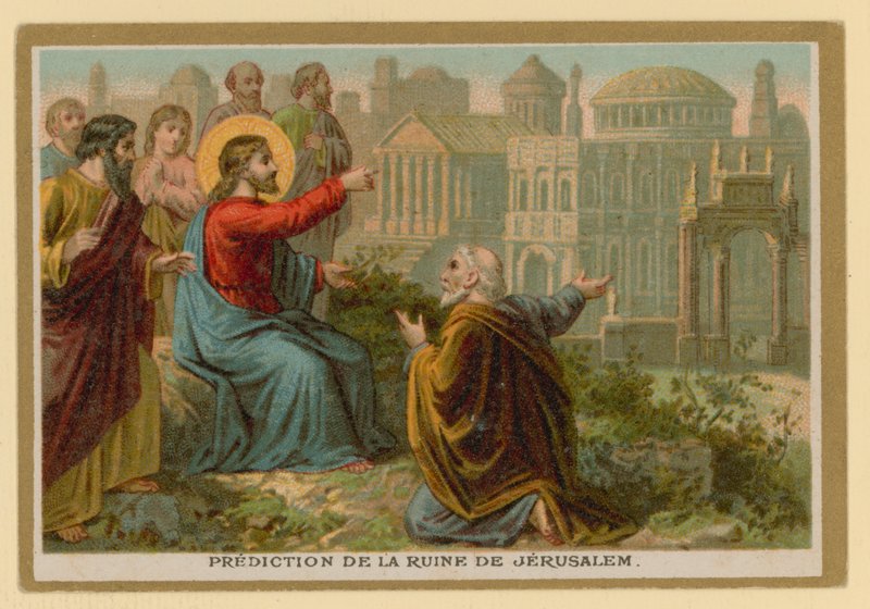 Episod i Jesus Kristus liv (chromolitho) av French School