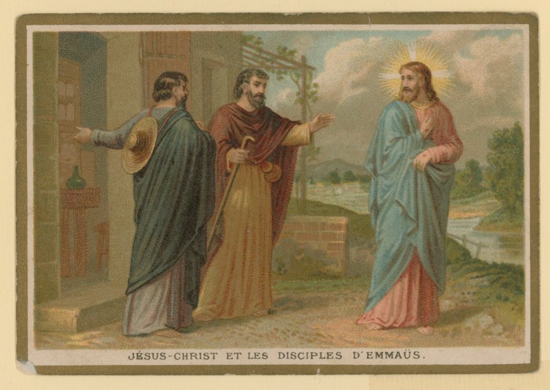 Avsnitt i Jesu Kristi liv (chromolitho) av French School