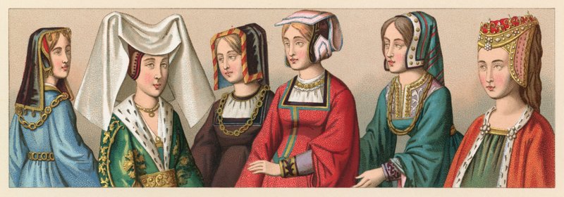 Europa XV-XVIth Cent Costume av French School